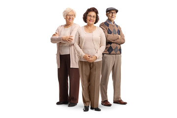 Smiling seniors